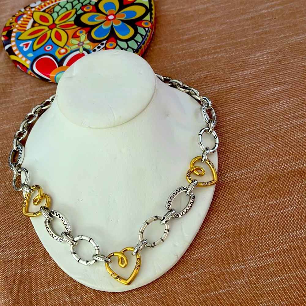 Brighton “ Gold Hearts” Necklace